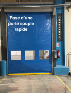 Lire la suite à propos de l’article Pose d’une porte souple rapide