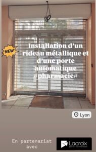 Lire la suite à propos de l’article Une pharmacie lyonnaise dans la modernisation et la sécurisation de son entrée