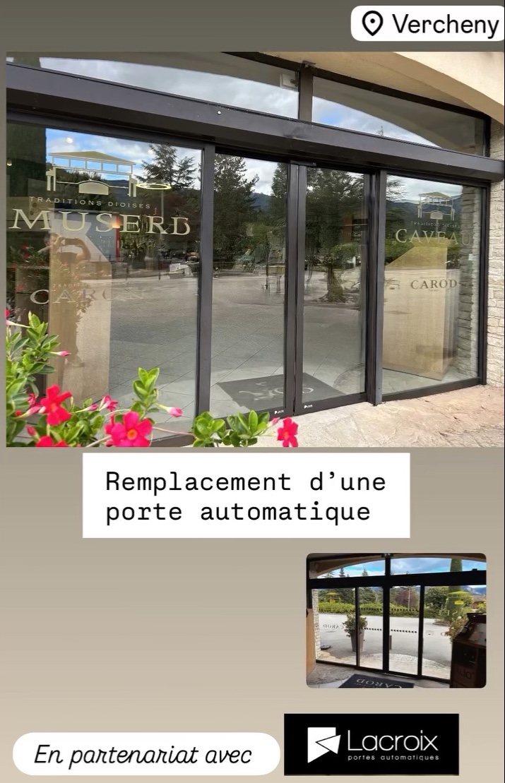 Lire la suite à propos de l’article  Porte automatique en partenariat avec Lacroix